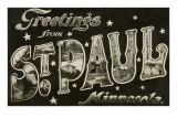 Buy Greetings from St. Paul, Minnesota at AllPosters.com