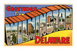 Buy Greetings from Wilmington, Delaware at AllPosters.com