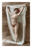 Belly Dancer with Fabric