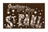Buy Greetings from St. Paul, Minnesota at AllPosters.com