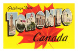 Buy Greetings from Toronto, Canada at AllPosters.com