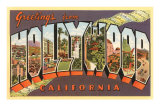 Greetings from Hollywood, California