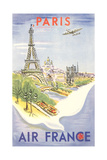 Buy Paris - Air France Poster at AllPosters.com