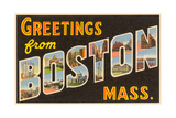 Greetings from Boston, Massachusetts