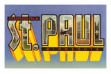 Buy Greetings from St. Paul, Minnesota at AllPosters.com