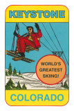 Buy Keystone, Colorado, Label at AllPosters.com