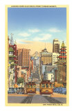 Buy California Street, Cable Cars, San Francisco, California at AllPosters.com