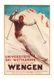German Ski Poster
