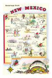 Buy Map of New Mexico at AllPosters.com