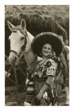 Woman with Horse, Mexican Charra