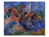 Buy Horse Rider Houses Cavallo Cavaliere Caseggiato at AllPosters.com