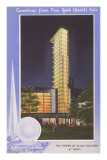 Buy Greetings from New York World's Fair, Tower of Glass at AllPosters.com