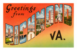 Greetings from Richmond, Virginia