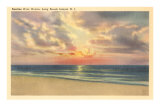 Buy Sunrise over Ocean, Long Beach Island, New Jersey at AllPosters.com