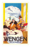 Advertisement for Swiss Ski Resort