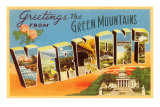 Greetings from Green Mountains, Vermont
