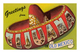Mexico: Greetings from Tijuana / Large Letters