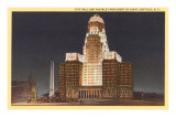 Buy Night, City Hall, Buffalo, New York at AllPosters.com