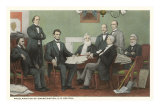 Emancipation Proclamation Signing, Lincoln and Cabinet