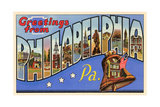 Buy Greetings from Philadelphia, Pennsylvania at AllPosters.com