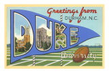 Buy Greetings from Duke University, North Carolina at AllPosters.com