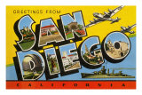 Greetings from San Diego, California