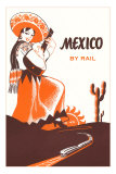 Mexcio by Rail, Senorita with Guitar
