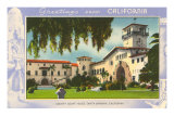 Greetings from Santa Barbara, California, Courthouse