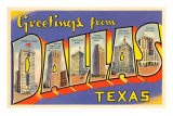 Greetings from Dallas, Texas