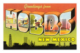 Greetings from Hobbs, New Mexico