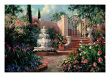 Buy Fountain Garden at AllPosters.com