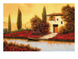 Buy Lungo il Fiume Tra I Papaveri at AllPosters.com