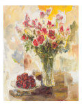 Buy Red Roses in Crystal Vase at AllPosters.com