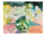Buy White Bouquet on Pink Table at AllPosters.com