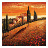 Sunset over Tuscany I