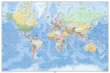 Buy World Map - German at AllPosters.com