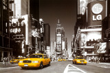 Times Square - Yellow Cab Poster