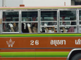 Buy Close-Up of the Side of a Local Bus in Ayutthaya, Thailand, Southeast Asia at AllPosters.com