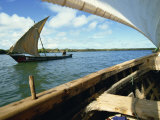 Buy Dhows on River, Lamu, Kenya, East Africa, Africa at AllPosters.com