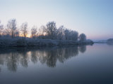 Buy Winter Landscape of the River Bure at Sunset in Norfolk, England, United Kingdom, Europe at AllPosters.com
