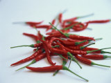 Buy Red Hot Chillies on a White Sheet at AllPosters.com