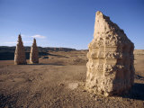 Buy Stupas in the Desert of Mogao, at Dunhuang, Gansu Province, China at AllPosters.com