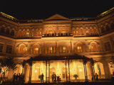 Buy Facade of the Raffles Hotel at Night in Singapore, Southeast Asia at AllPosters.com