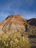 Moon over Paria Movie Set at Sunset, Grand Staircase-Escalante National Monument, Arizona, USA