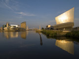 Lowry Centre and Imperial War Museum North, Salford Quays, Manchester, England, United Kingdom