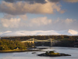 Buy Menai Suspension Bridge Built by Thomas Telford in 1826, Anglesey, North Wales, UK at AllPosters.com