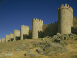 Buy Exterior of the Walls and Town Ramparts, Avila, Castile Leon, Spain at AllPosters.com