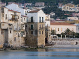 Fishermens Houses, Cefalu, Sicily, Italy, Mediterranean, Europe