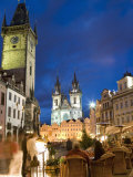 Old Town Square and the Church of Our Lady before Tyn, Old Town, Prague, Czech Republic