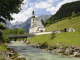 Ramsau Church, Near Berchtesgaden, Bavaria, Germany, Europe